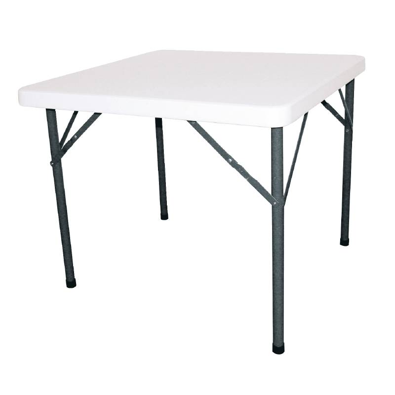 Vierkante tafel - Inklapbare poten - 86x86x(h)74cm
