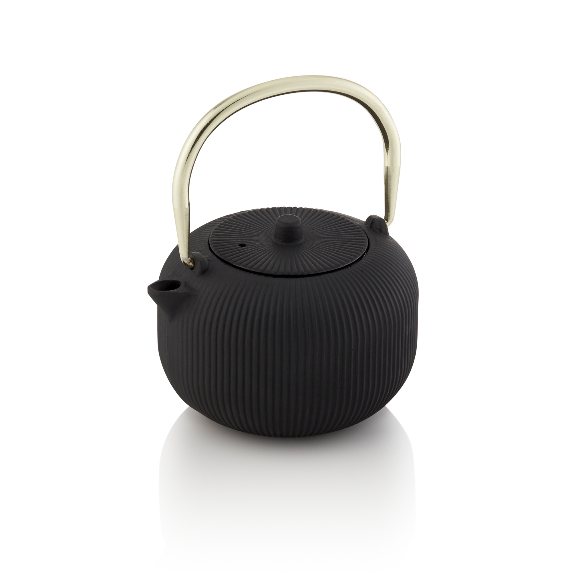 Theepot MAYA SUTEKI - 400 ml - zwart - gietijzer/chroomnikkelstaal 18/8 