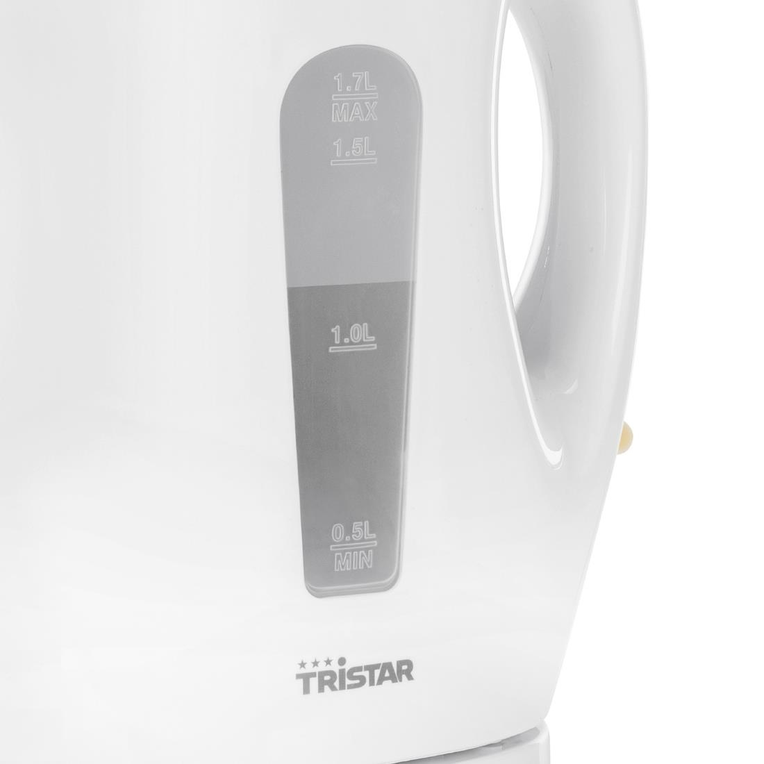 Bouilloire 1,7 litre Tristar blanche WK-3380