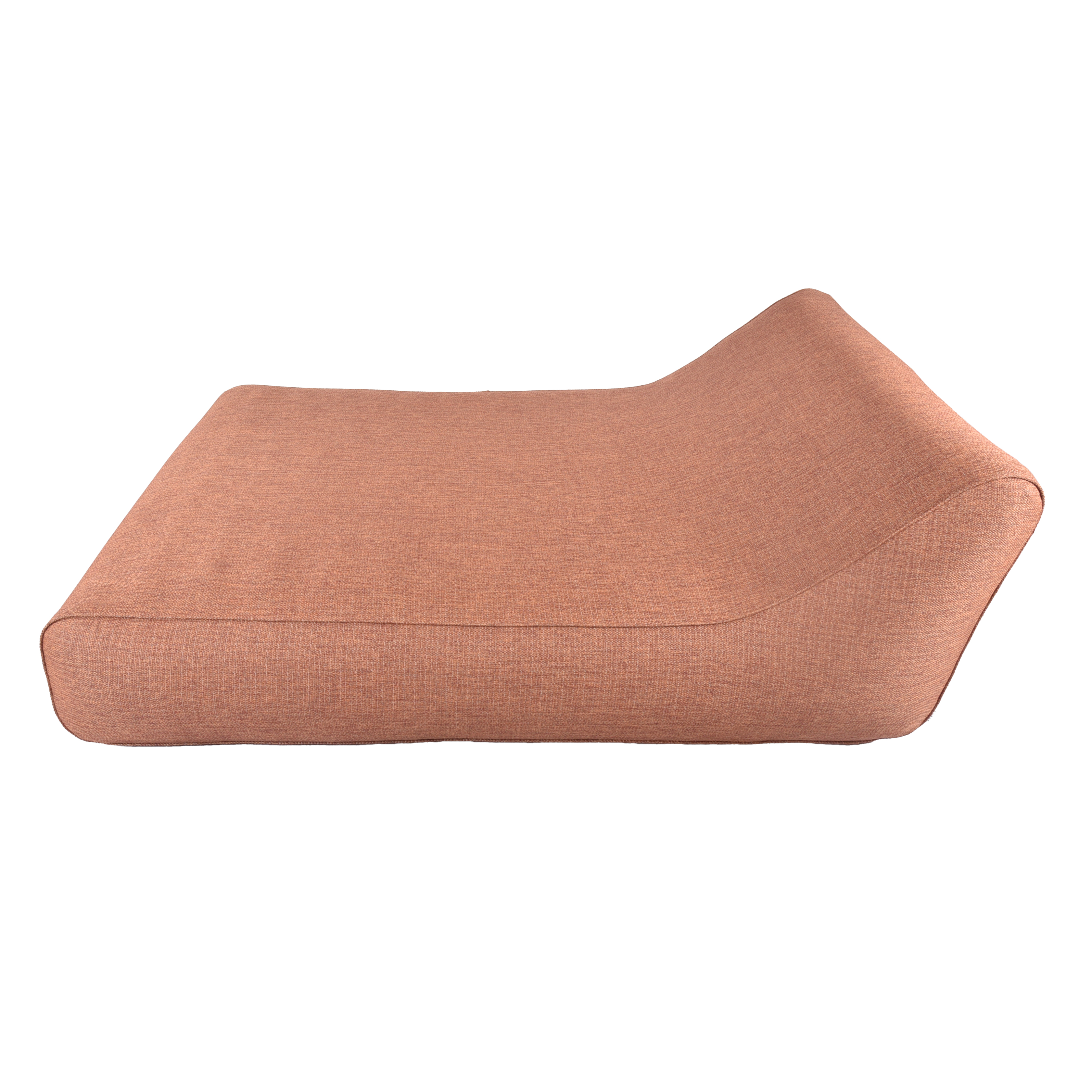 Vivero  Opblaasbaar 2-persoons ligbed met hoge rugleuning Terracotta