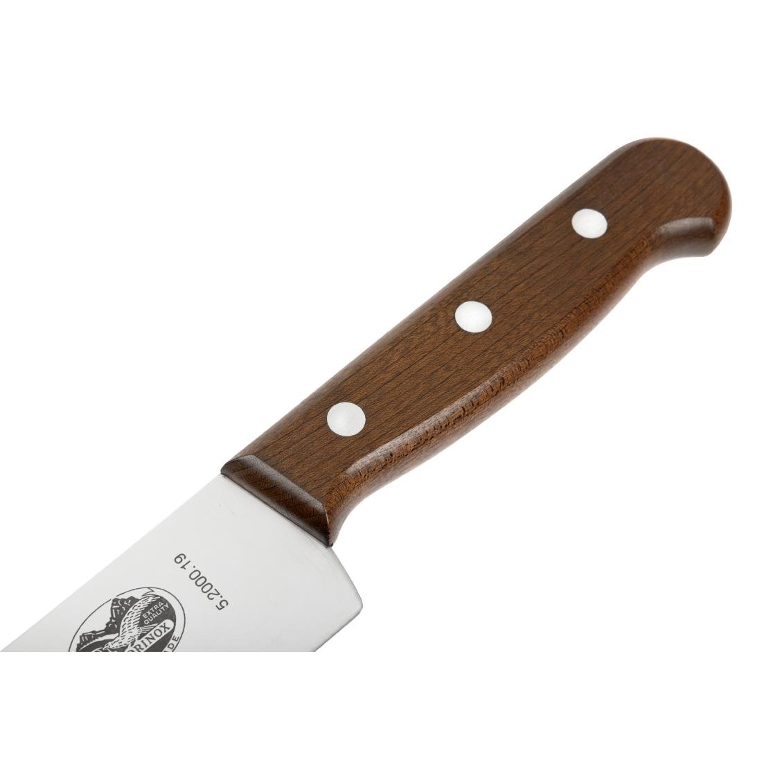 Couteau de cuisinier avec manche en bois Victorinox 19 cm