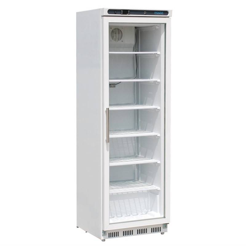 Tiefkühlschrank mit Glastür | 365 Liter | 600x600x(h)1850mm