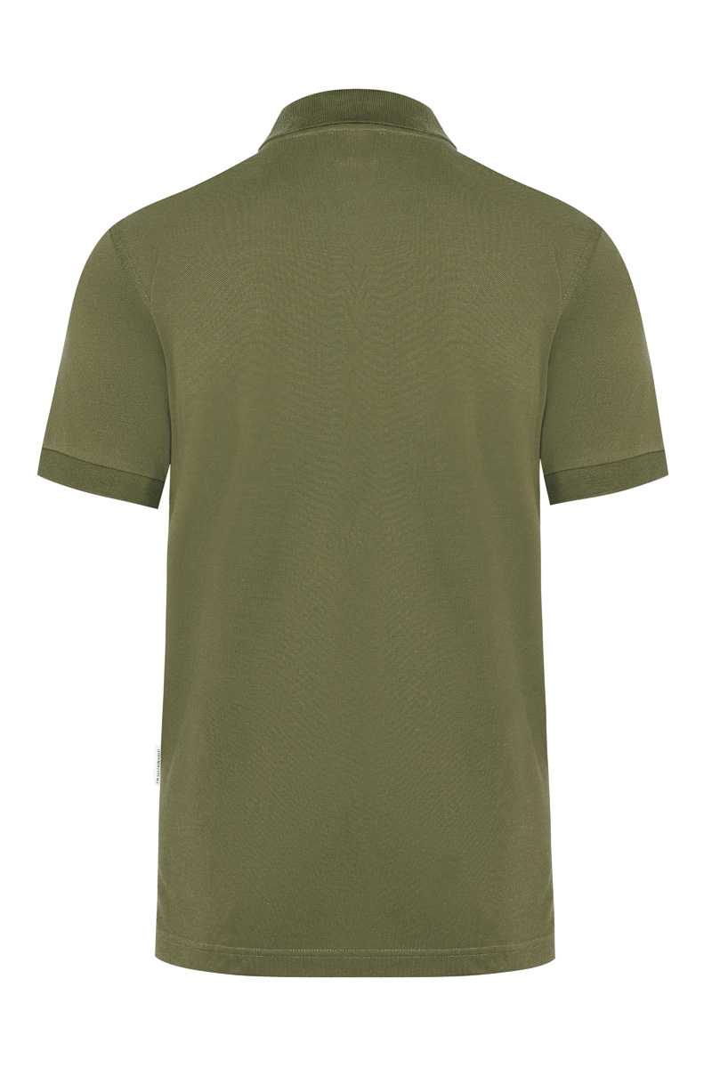 Polo de travail pour homme Modern-Flair, en matériau durable - Vert Mousse - L