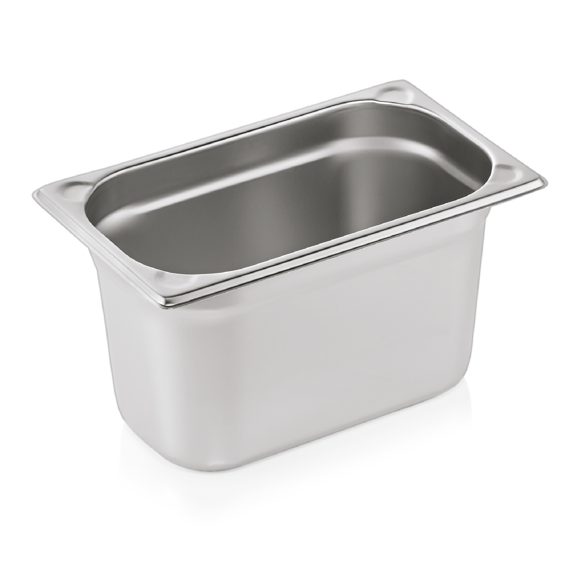 GN-container GN CORE 1/4-150 mm, met U-hoeken, chroom-nikkelstaal