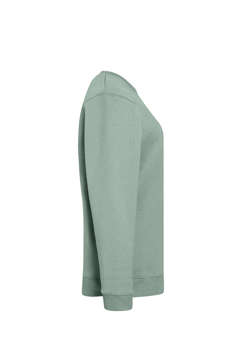 Damen Workwear Sweatshirt Soft-Face, aus nachhaltigem Material - Pistaziengrün - L