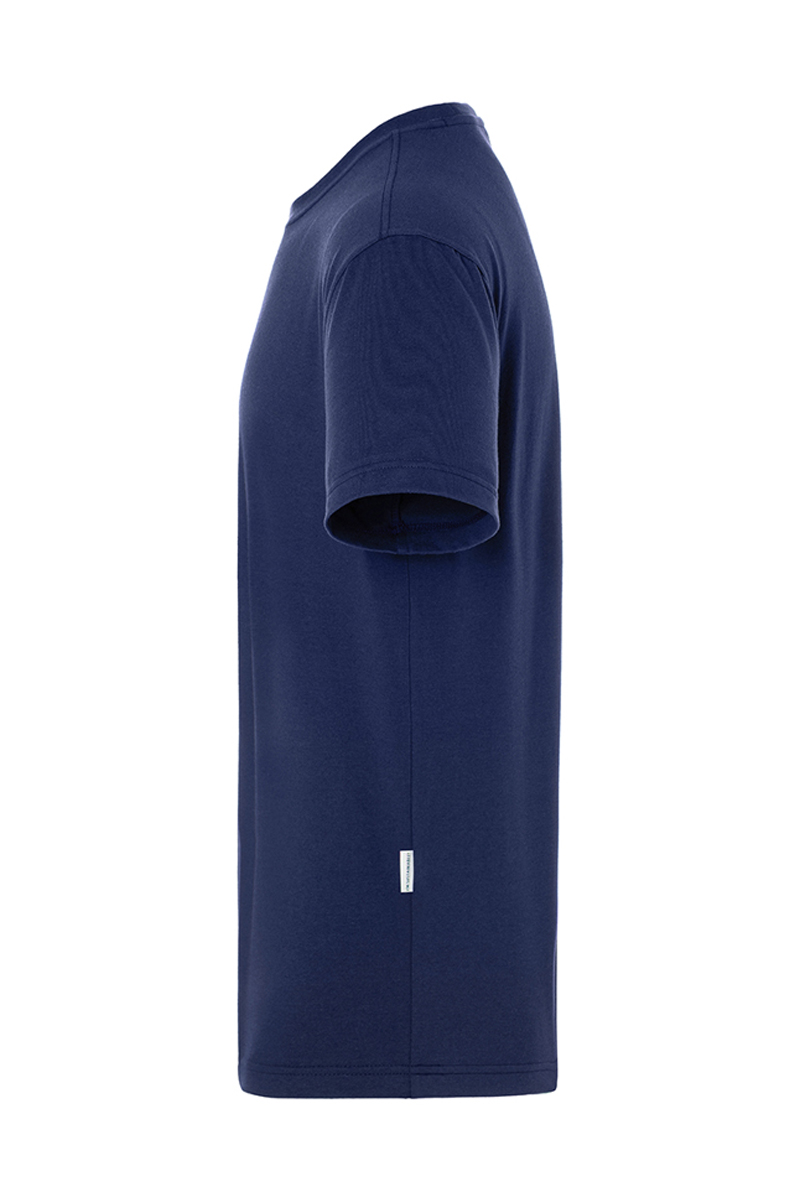 T-Shirt Voor Heren, Casual Model, Gemaakt Van Duurzaam Materiaal - Marineblauw - 2XL