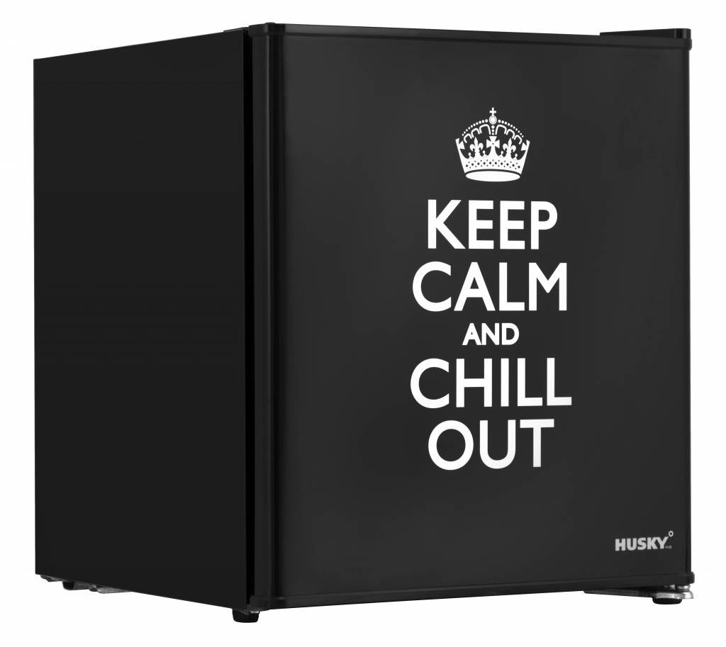 Mini Kühlschrank "Keep Calm" | 43 Liter | 430x460x510(h)mm