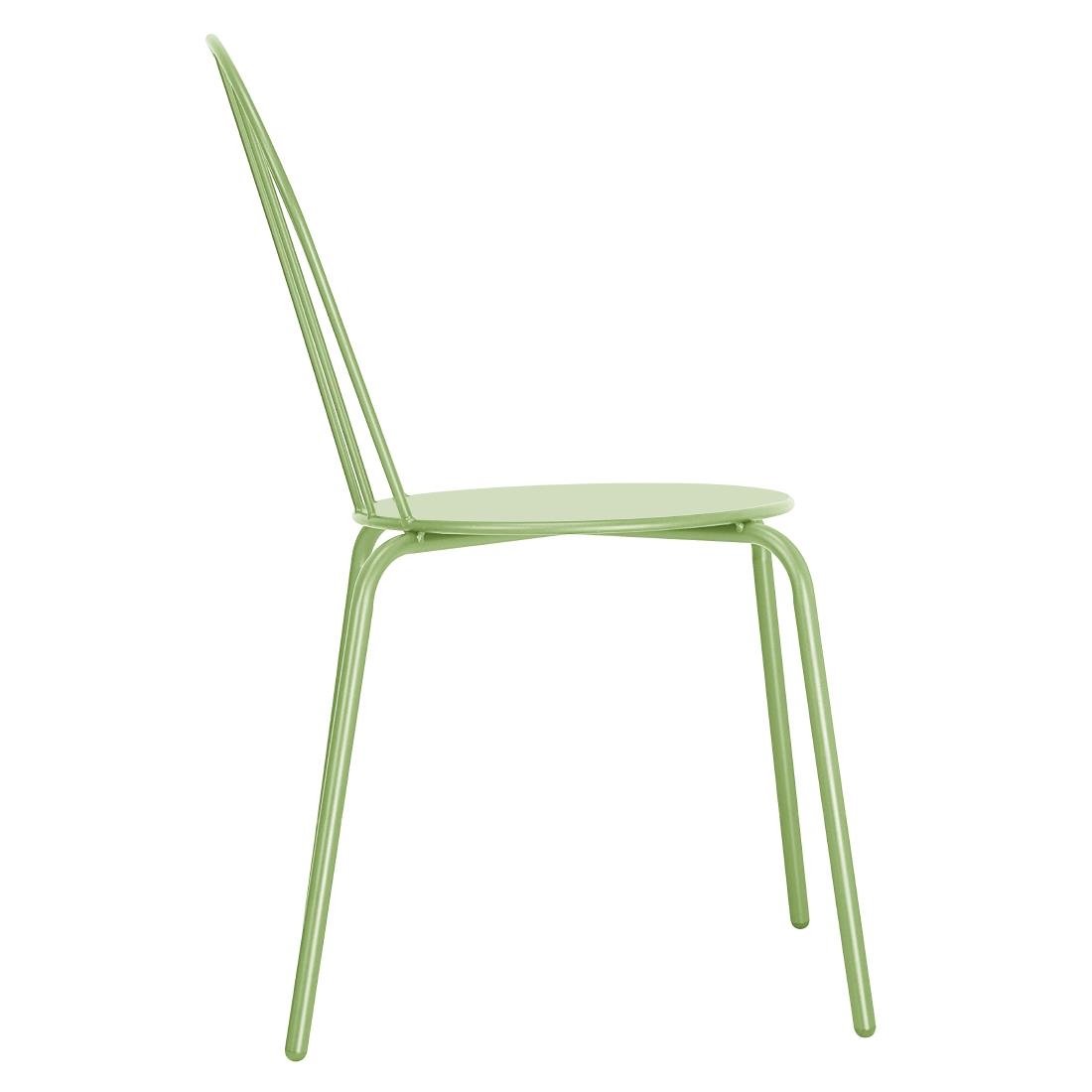 Chaises Bolero Adeline vert clair (lot de 4)