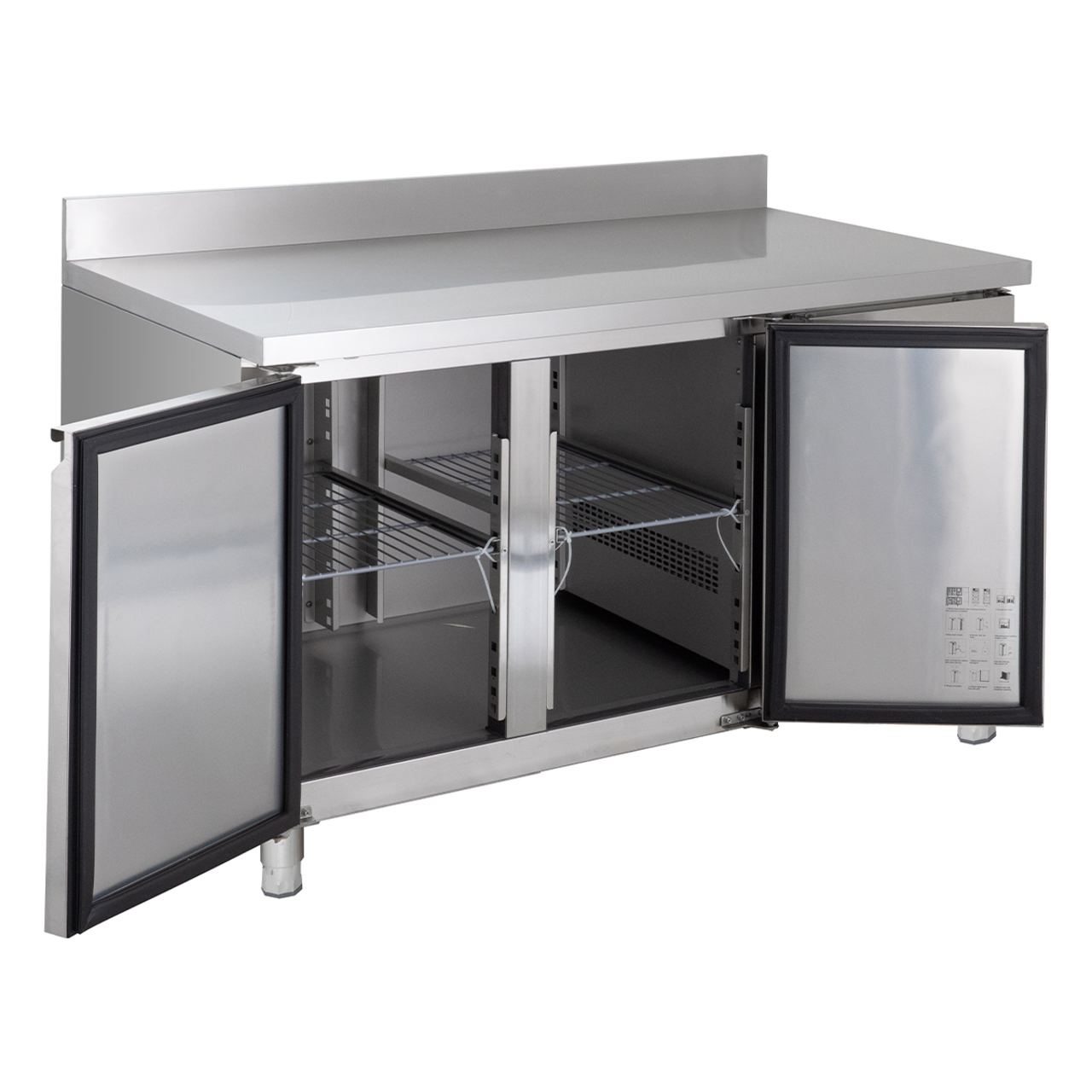 Kühltisch ECO 2/0 mit Aufkantung - GN 1/1