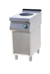 Induktionswok mit Unterbau | Heizzone Ø300mm | 3,5kW-400V