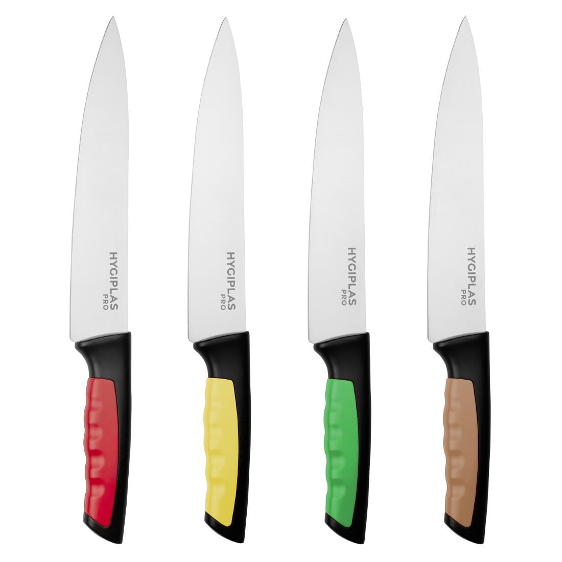 Couteau de cuisine Hygiplas Pro vert 21,5cm