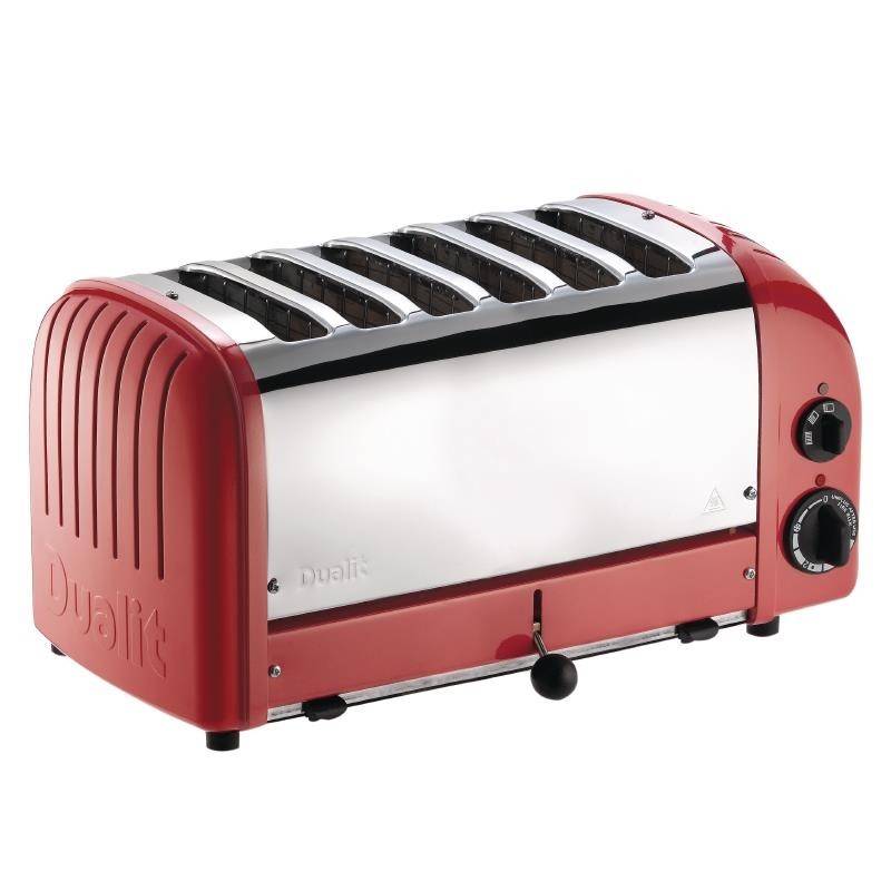 Toaster | Rot | 6 Schlitze