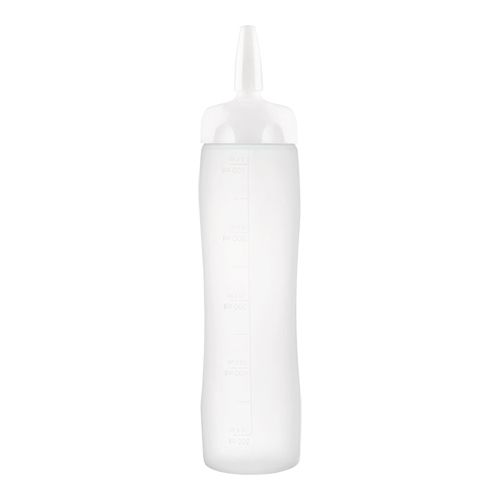 Quetschflasche mit Klappe | Kunststoff | Weiß | 50cl