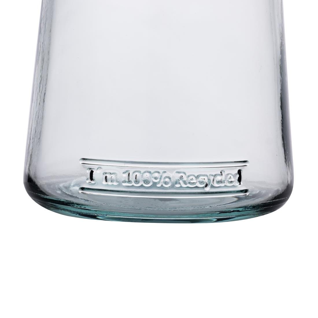 Olympia Karaffe aus recyceltem Glas konisch 1Ltr (6 Stück)