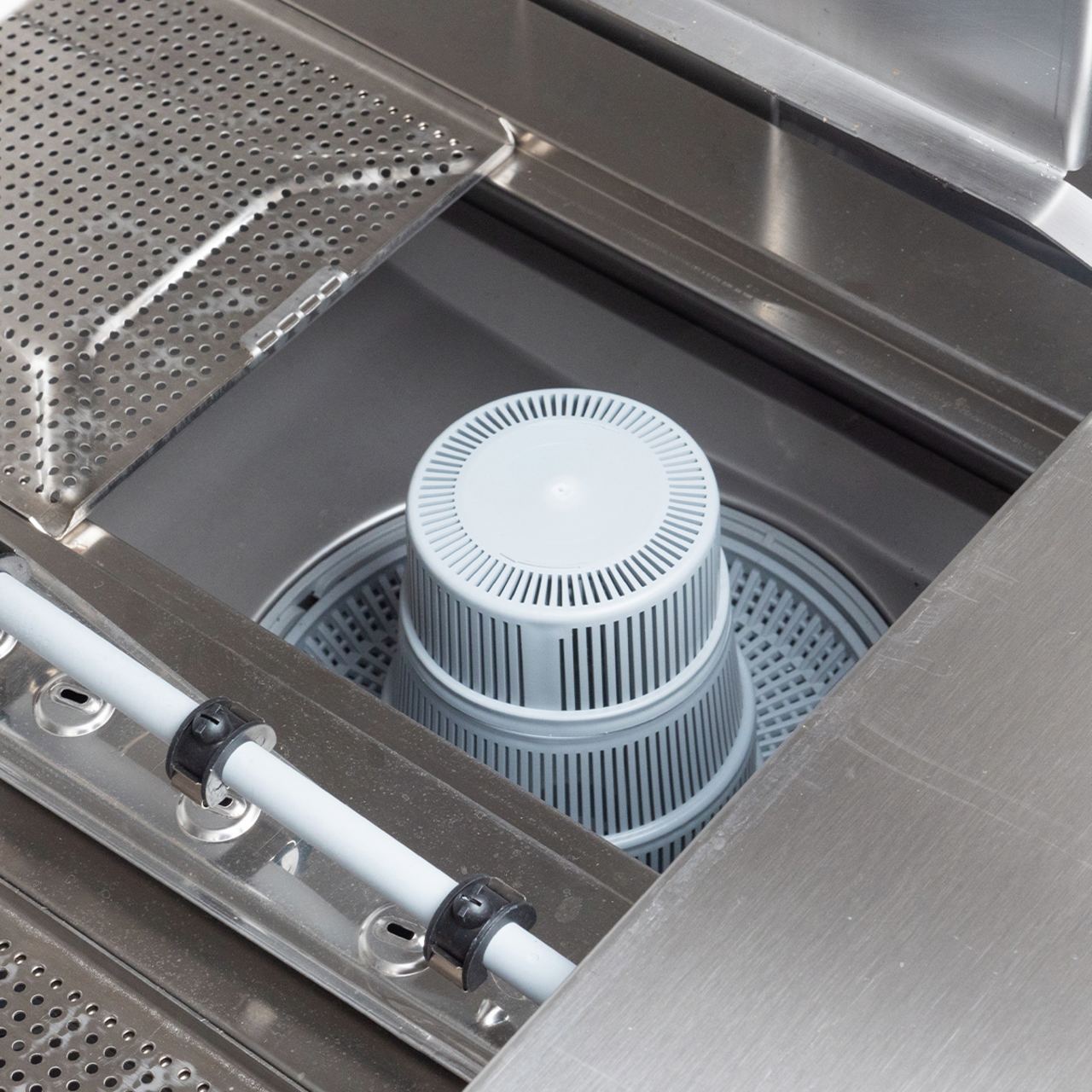 Lave-vaisselle HYPRO Digital 54 SL panier 50x50 cm, avec doseur de détergent & de produit de rinçage, avec pompe de vidange, pompe de surpression, Fabriqué en Europe, 400 V