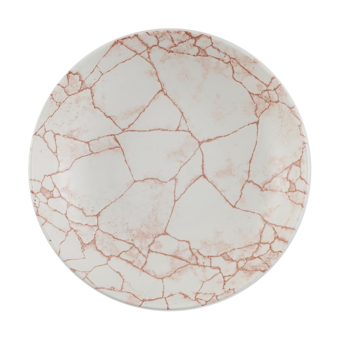 Churchill Studio Prints Kintsugi Evolve Coupe-Schüsseln, Koralle, 248 mm, (12 Stück)