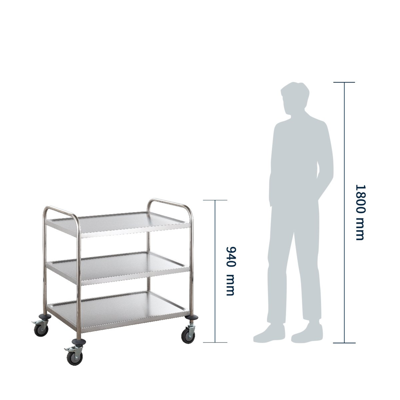 Chariot de service et de transport Basic 3