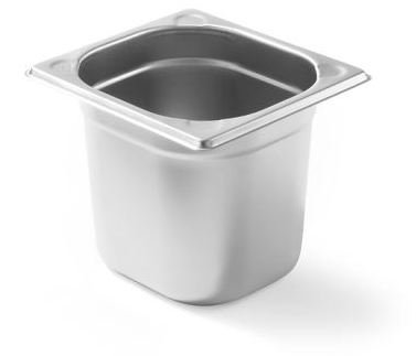 Bac gastronorme GN1/6 - inox - 3,4L - (h)150mm