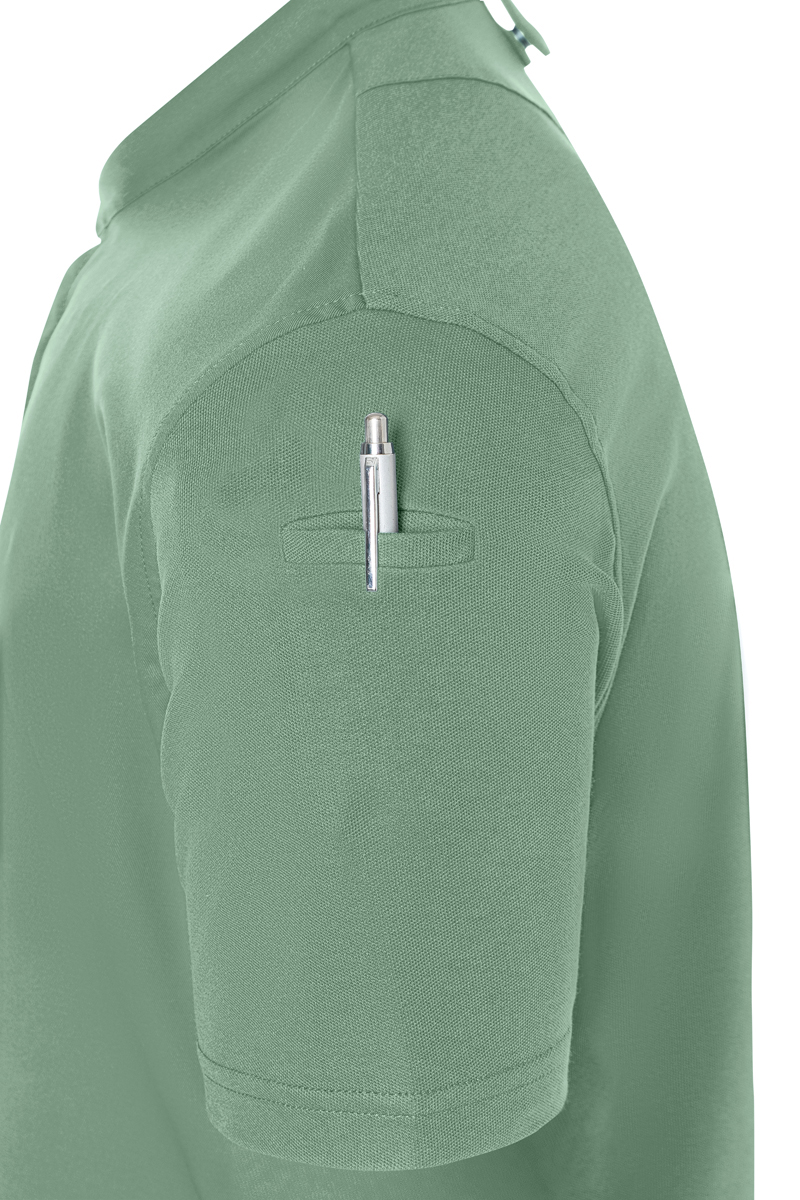 Veste de cuisine à manches courtes pour hommes DIAMOND CUT Avantgarde - Vert Pastel - 44