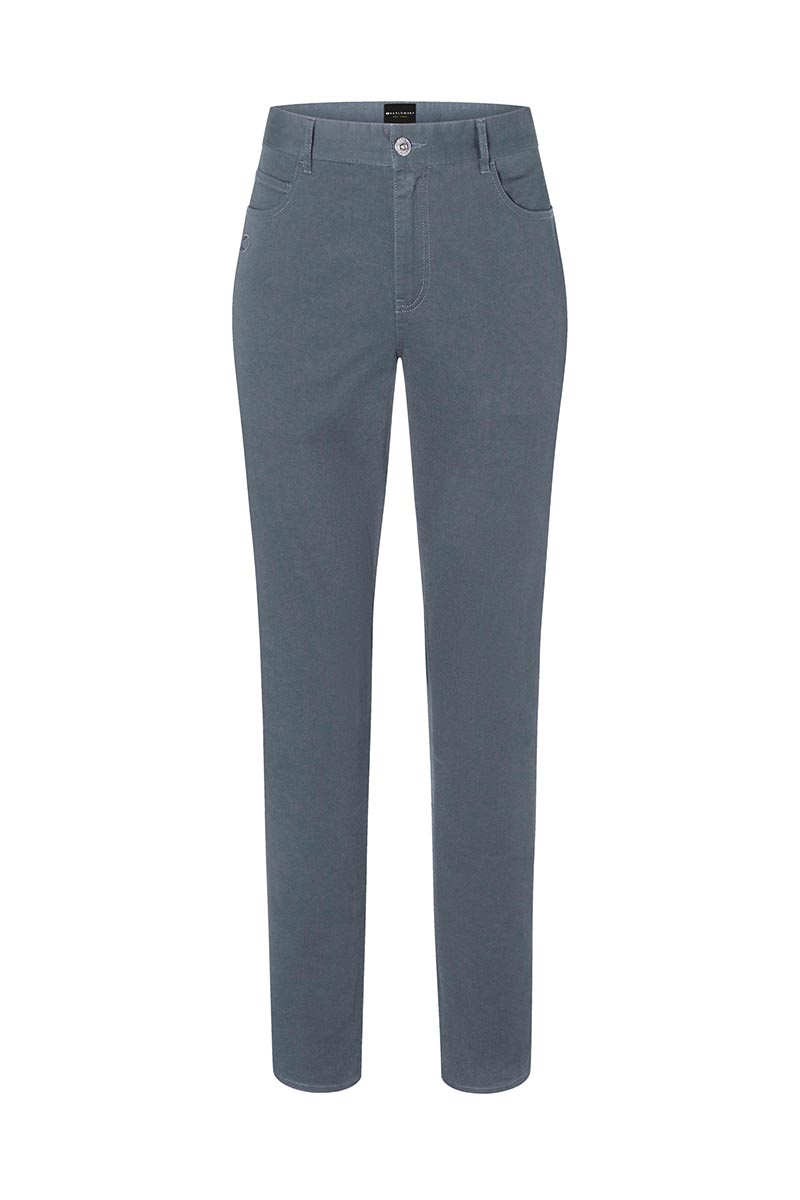 Damen 5-Pocket-Hose Classic-Stretch - Anthrazit - 38