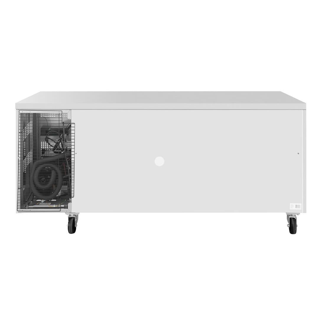 Table réfrigérée positive Polar série U 2 portes 2 tiroirs 242 L