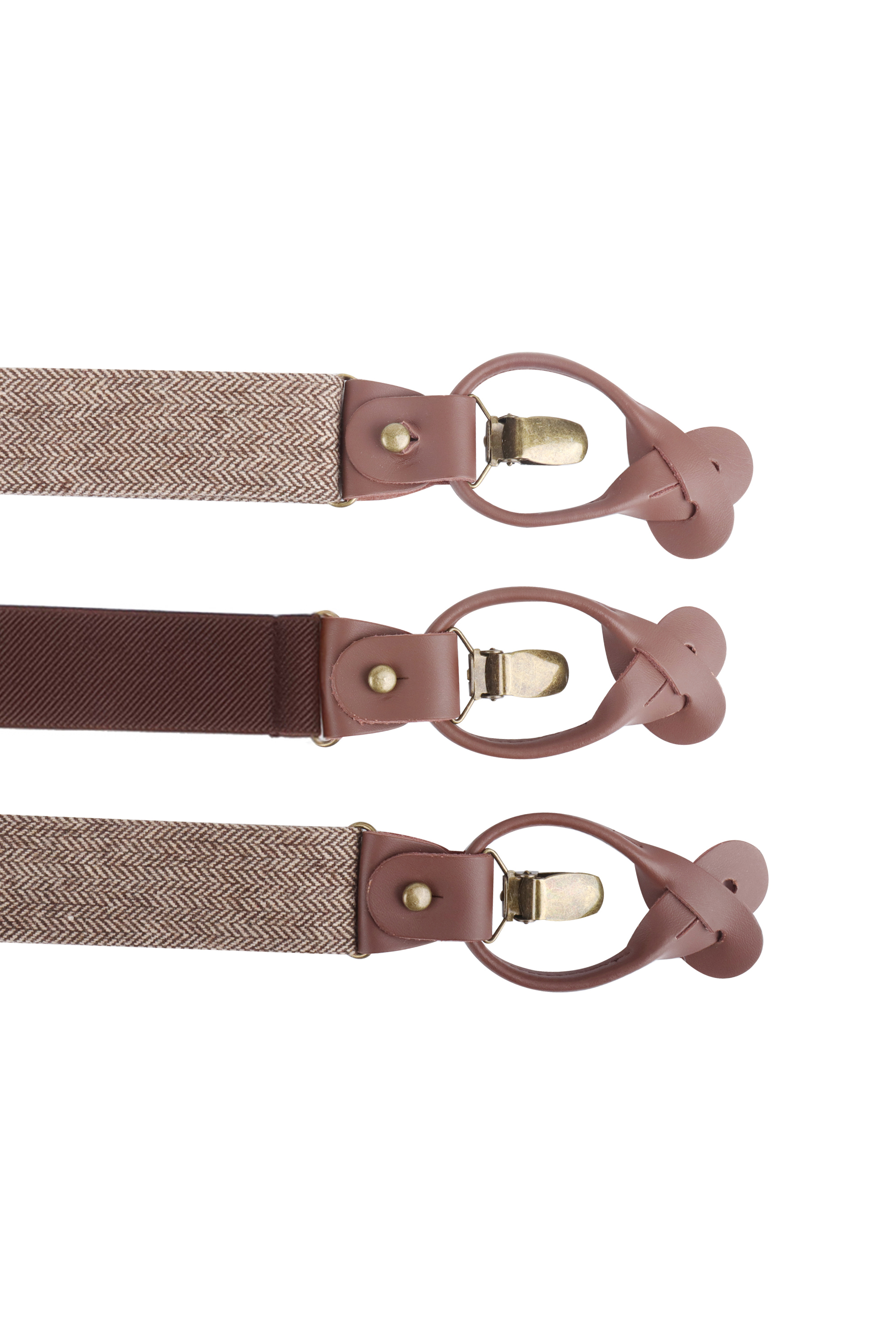 Bretels Urban-Herringbone - Lichtbruin