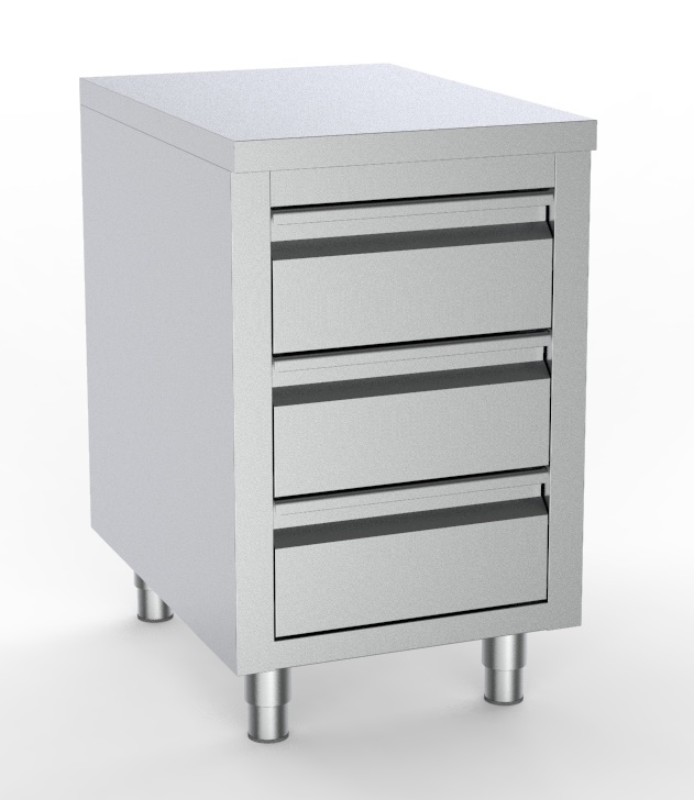 700 Arbeitstisch Mit 3 Schubladen 500