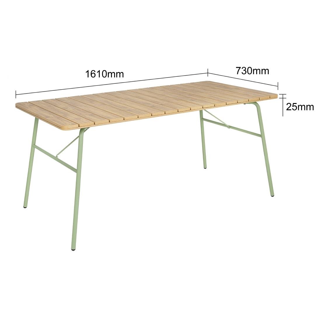 Bolero Melbourne Outdoor Polywood Esstisch 1610x800x734mm