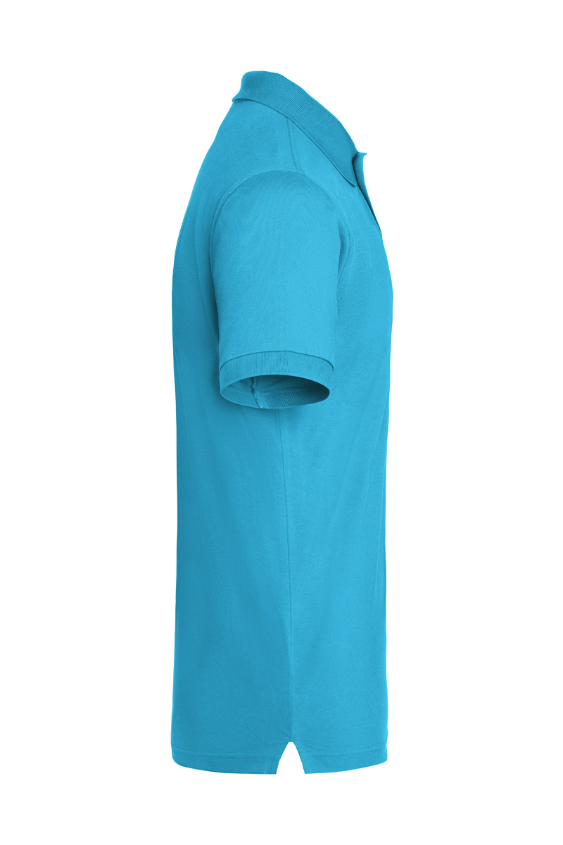 Polohemd Voor Heren Met Moderne Uitstraling, Gemaakt Van Duurzaam Materiaal - Pacific Blue - M