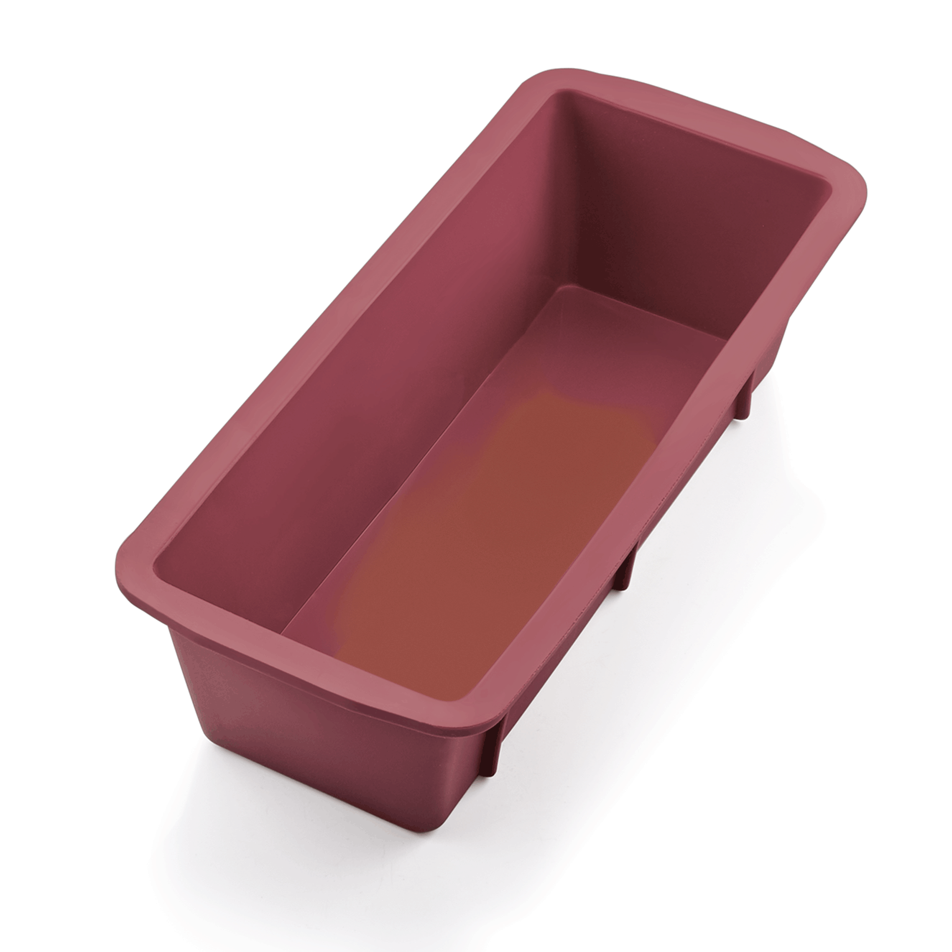 Brood-/koningscake BAKEFLEX, 26 x 10 x 7 cm, rood, silicone