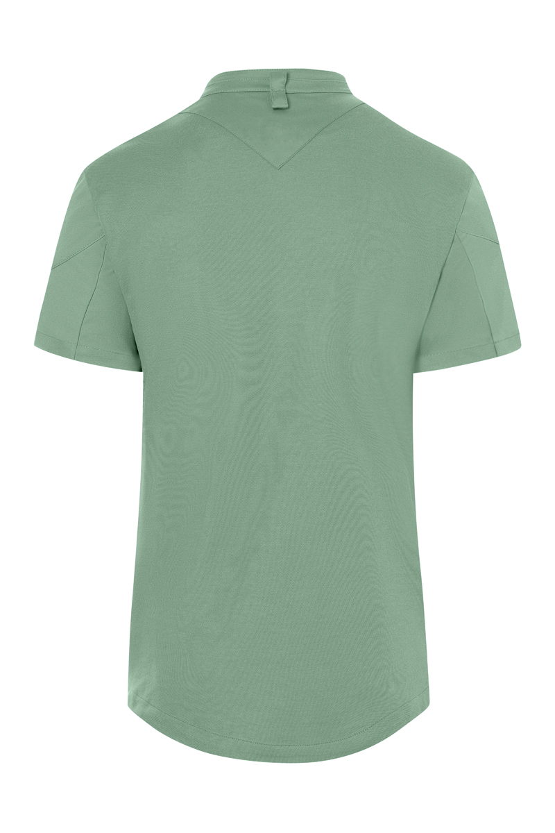 Veste de cuisine à manches courtes pour hommes DIAMOND CUT Avantgarde - Vert Pastel - 44