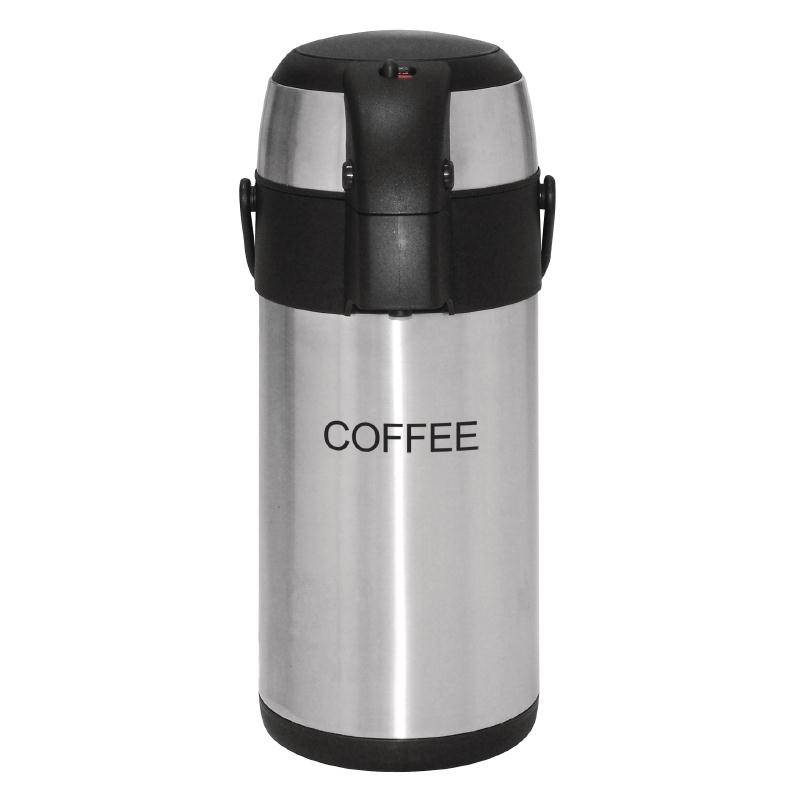 idioom Oordeel Meter Pompkan RVS | COFFEE | 3 Liter