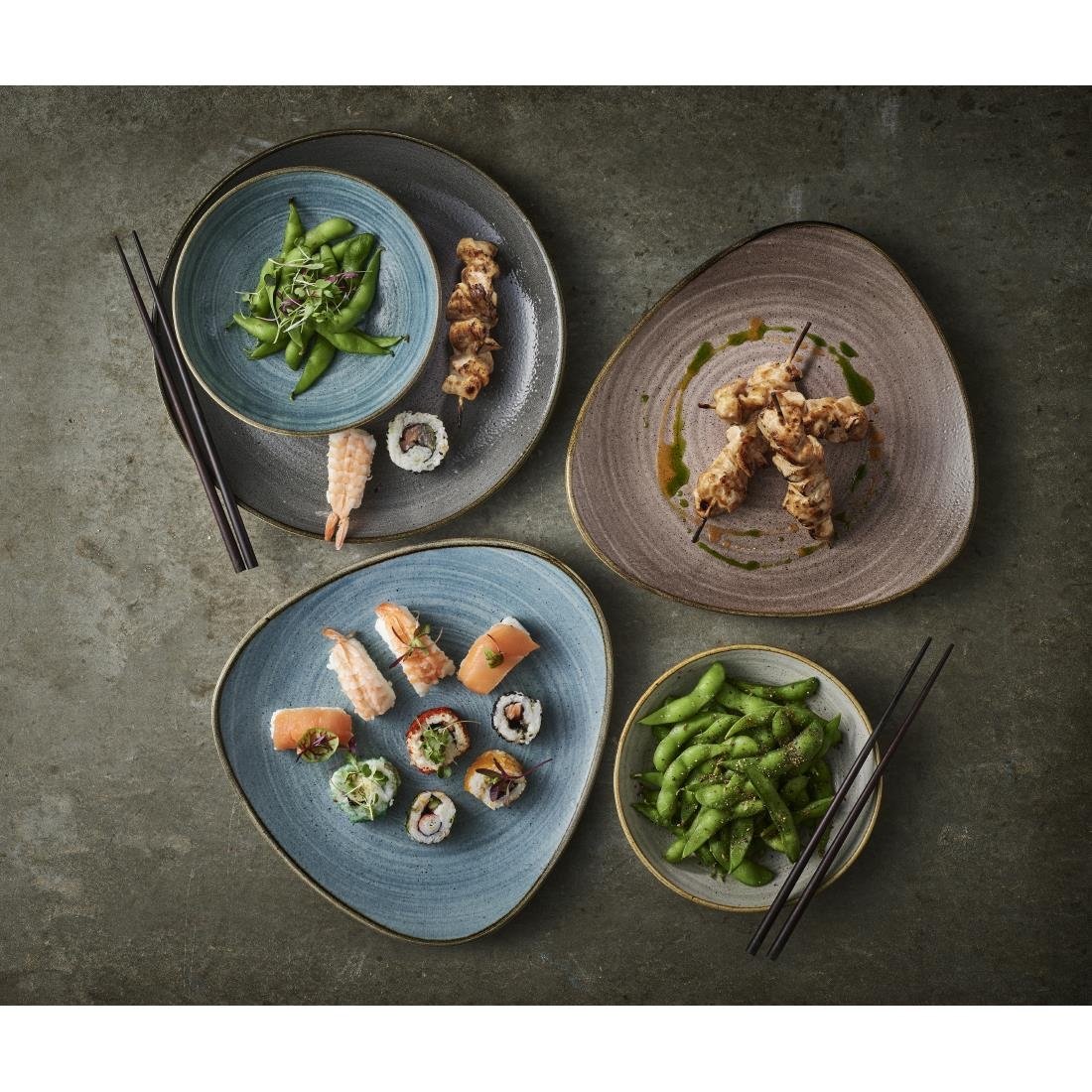 Churchill Stonecast Raw Teal schalen 184mm (Pak van 12)