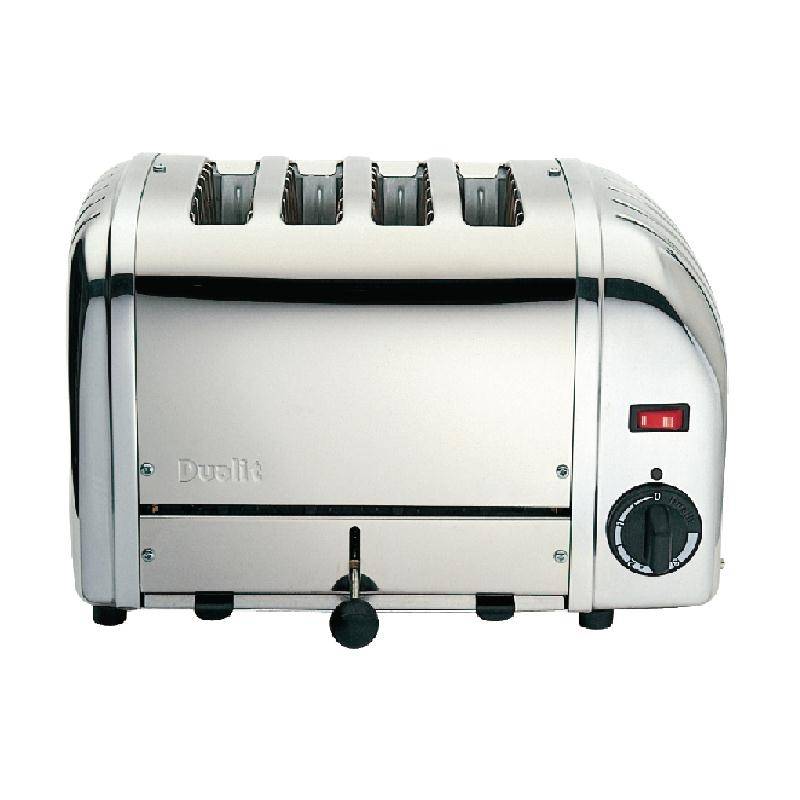 Toaster Chrom | 2,2kW/230V | 4 Schlitze | 130 Scheiben pro Stunde