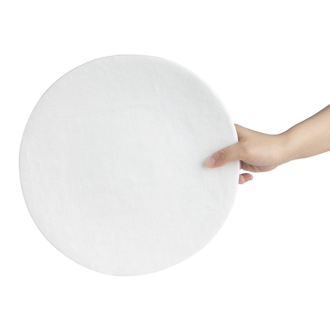 Olympia Denim Weiße Coupe Teller 285mm (4er Pack)