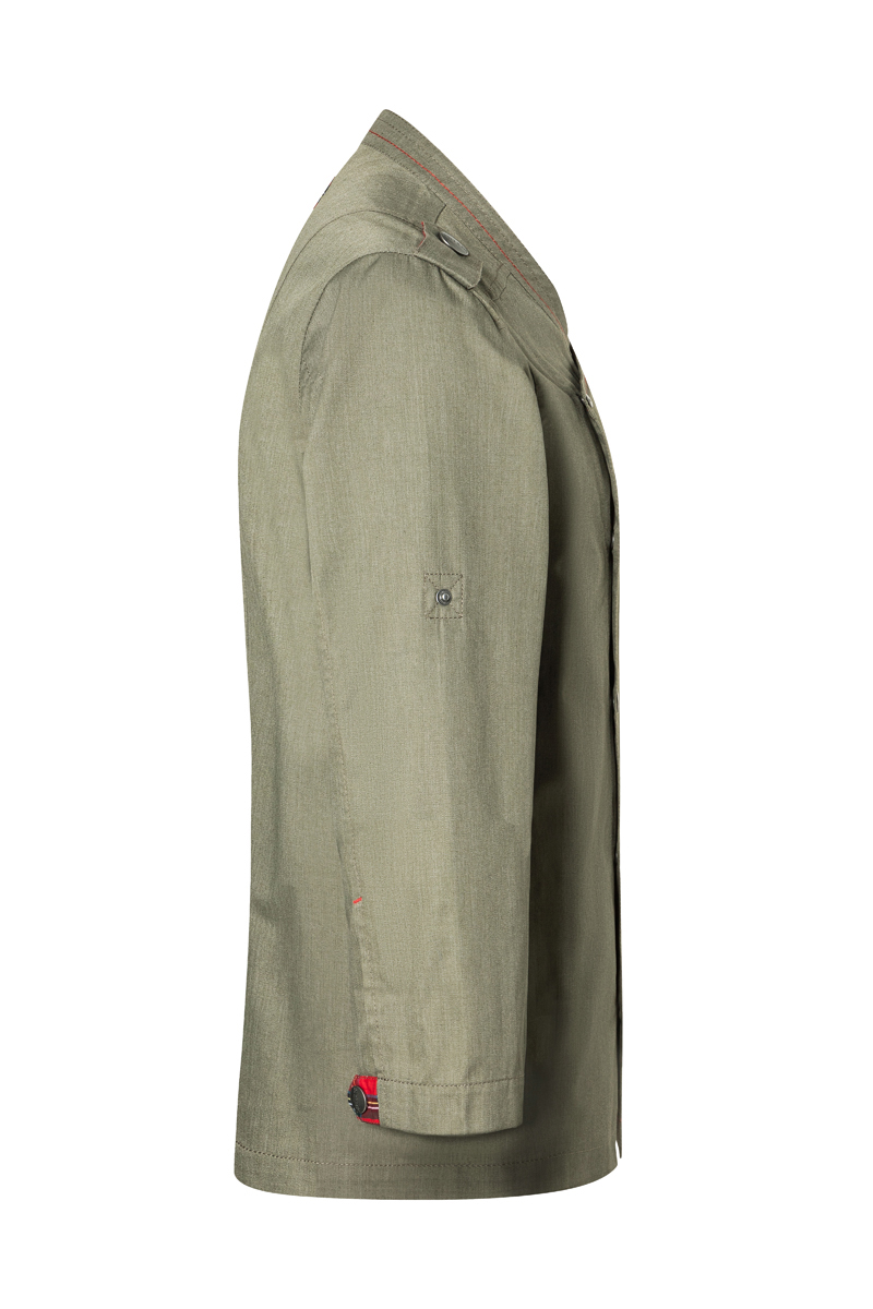 Veste de cuisine à manches longues pour hommes Denim-Style ROCK CHEF-Stage2 - Vintage Moss Green - 46