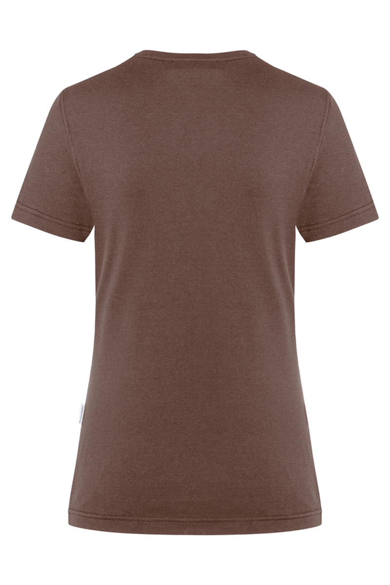 Dames T-Shirt In Casual Stijl, Gemaakt Van Duurzaam Materiaal - Lichtbruin - L