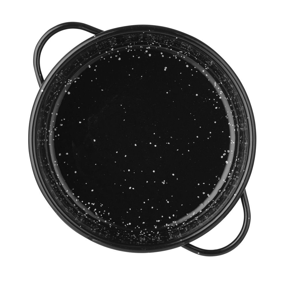 Auflaufform - emailliert - Schwarz - Ø160x(H)45mm