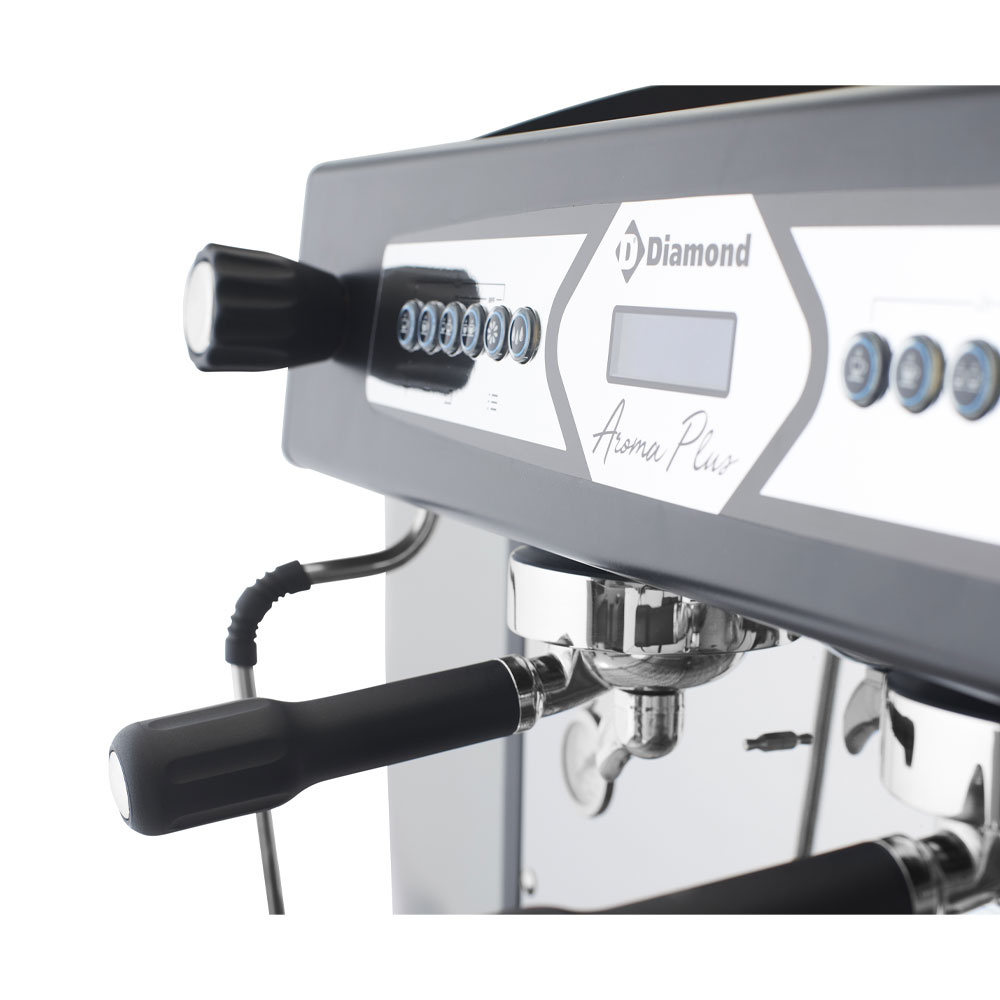 Espressomaschine Schwarz | Automatisch mit Display | 750x600x(H)595mm