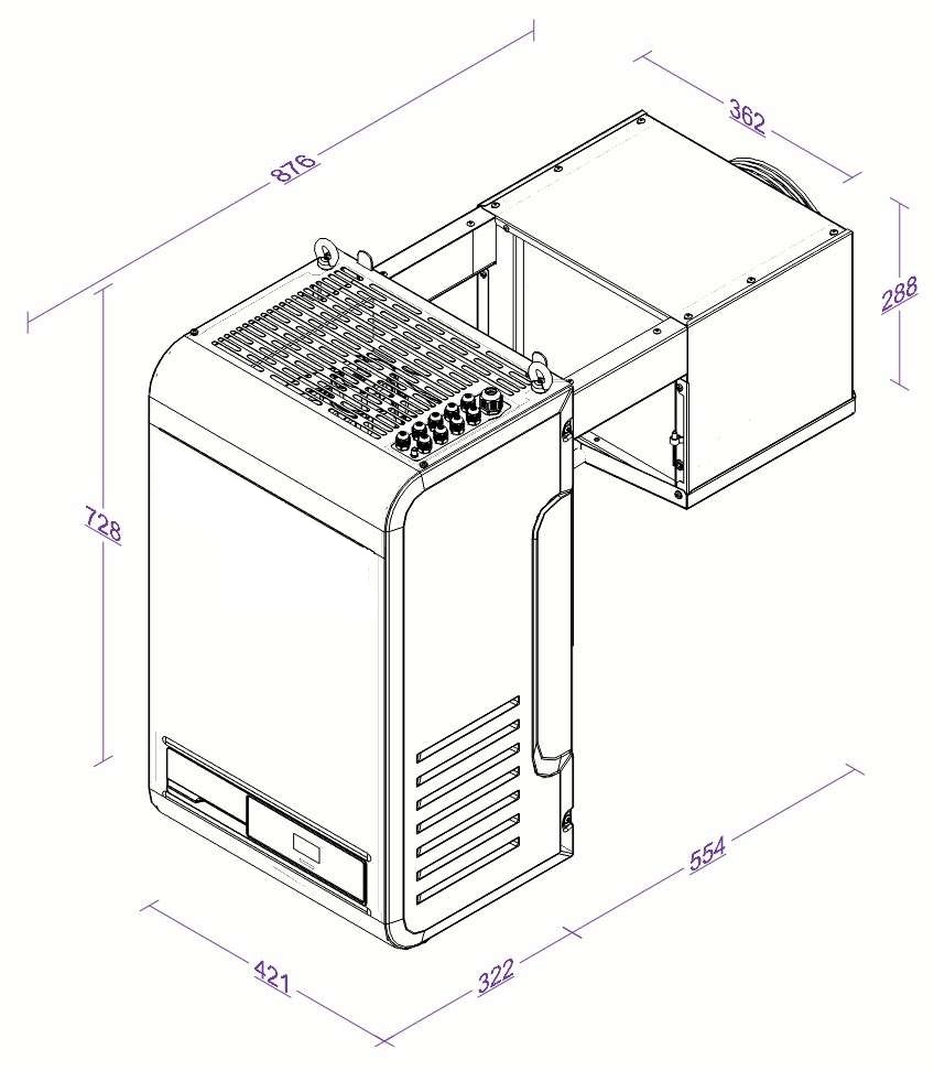 Tiefkühlaggregate Huckepack 4,2-7,4 M3