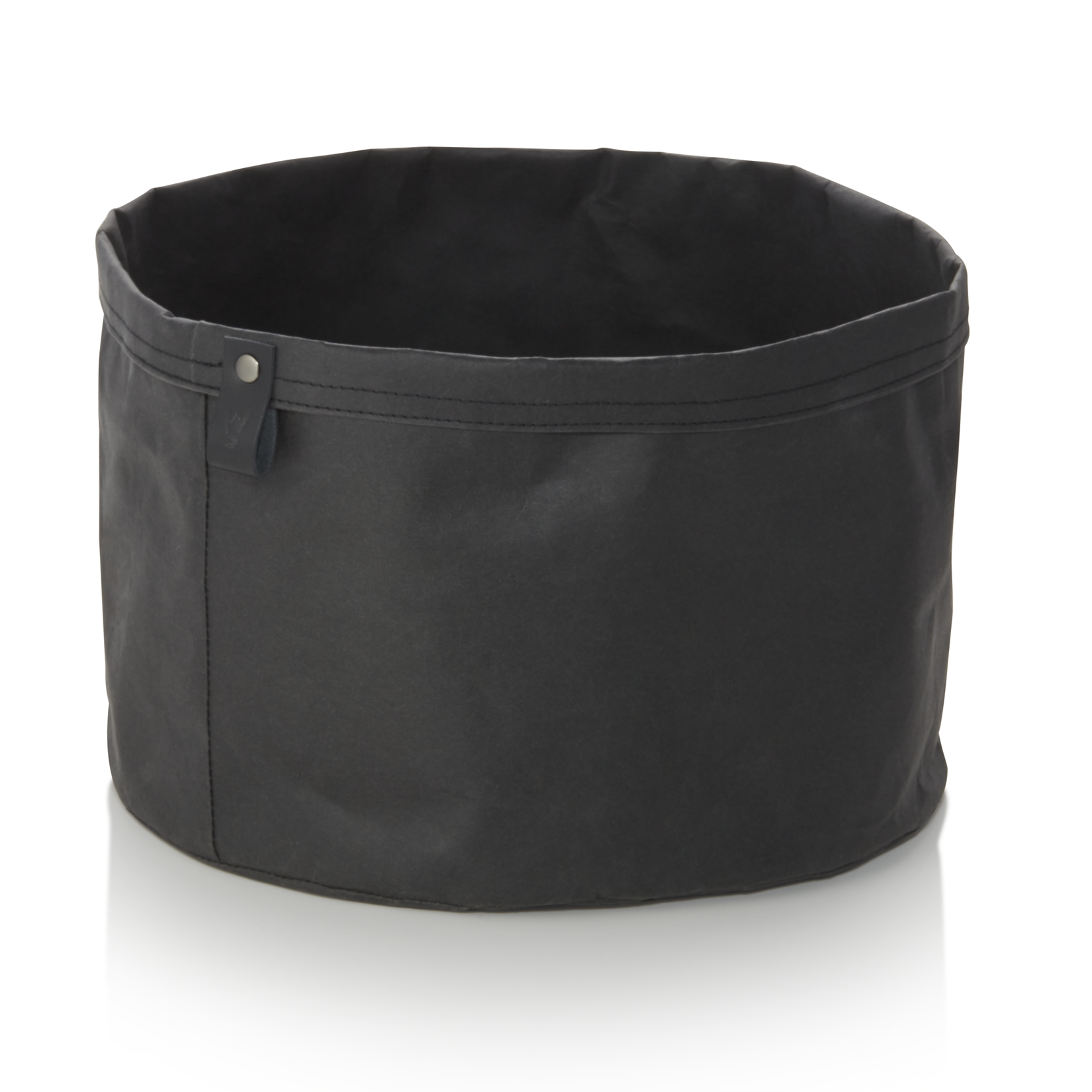 Broodzak CRAFT & CRUMBLE, Ø 30 cm, hoogte 22 cm, zwart, kraftpapier