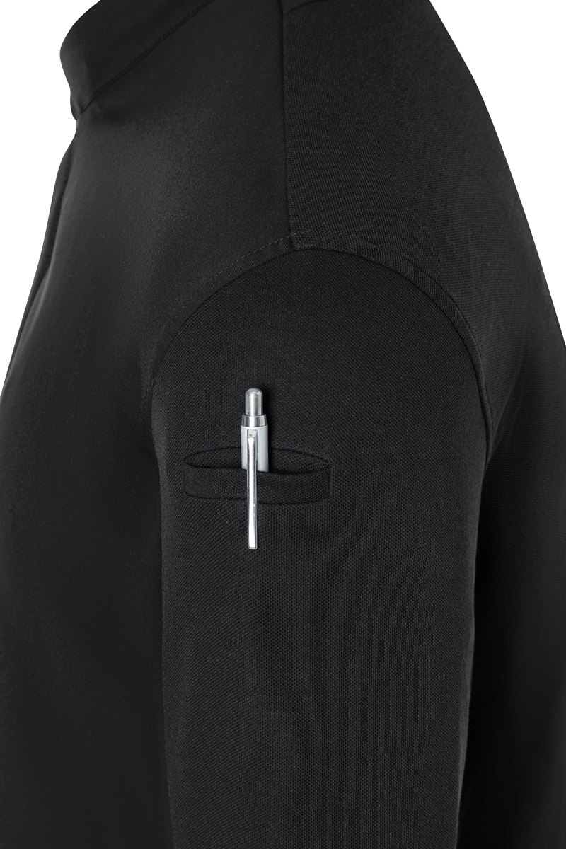Veste de cuisine à manches longues pour hommes DIAMOND CUT Avantgarde - Noir - 44