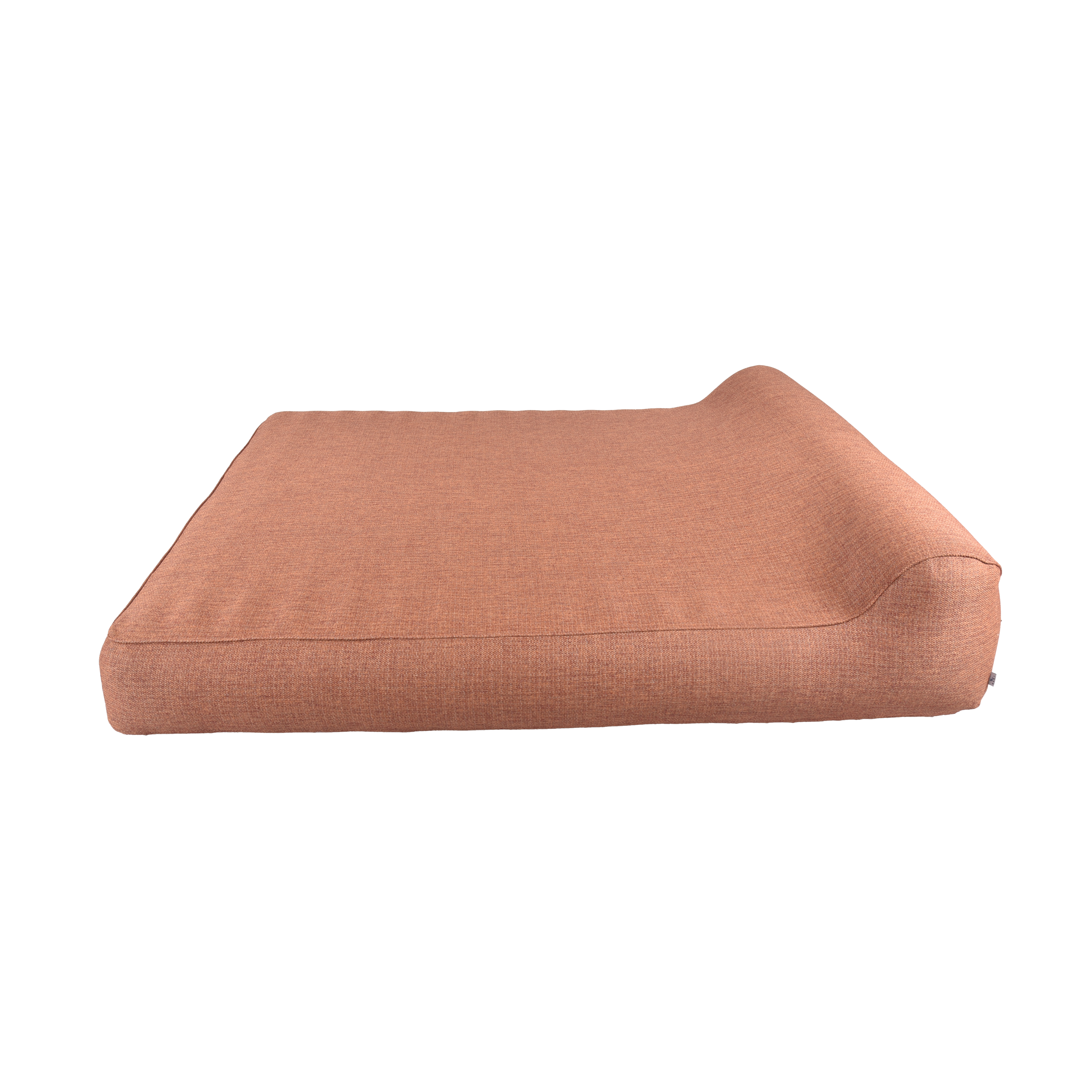 Alcudia  Opblaasbare twin lounger met lage rugleuning Terracotta