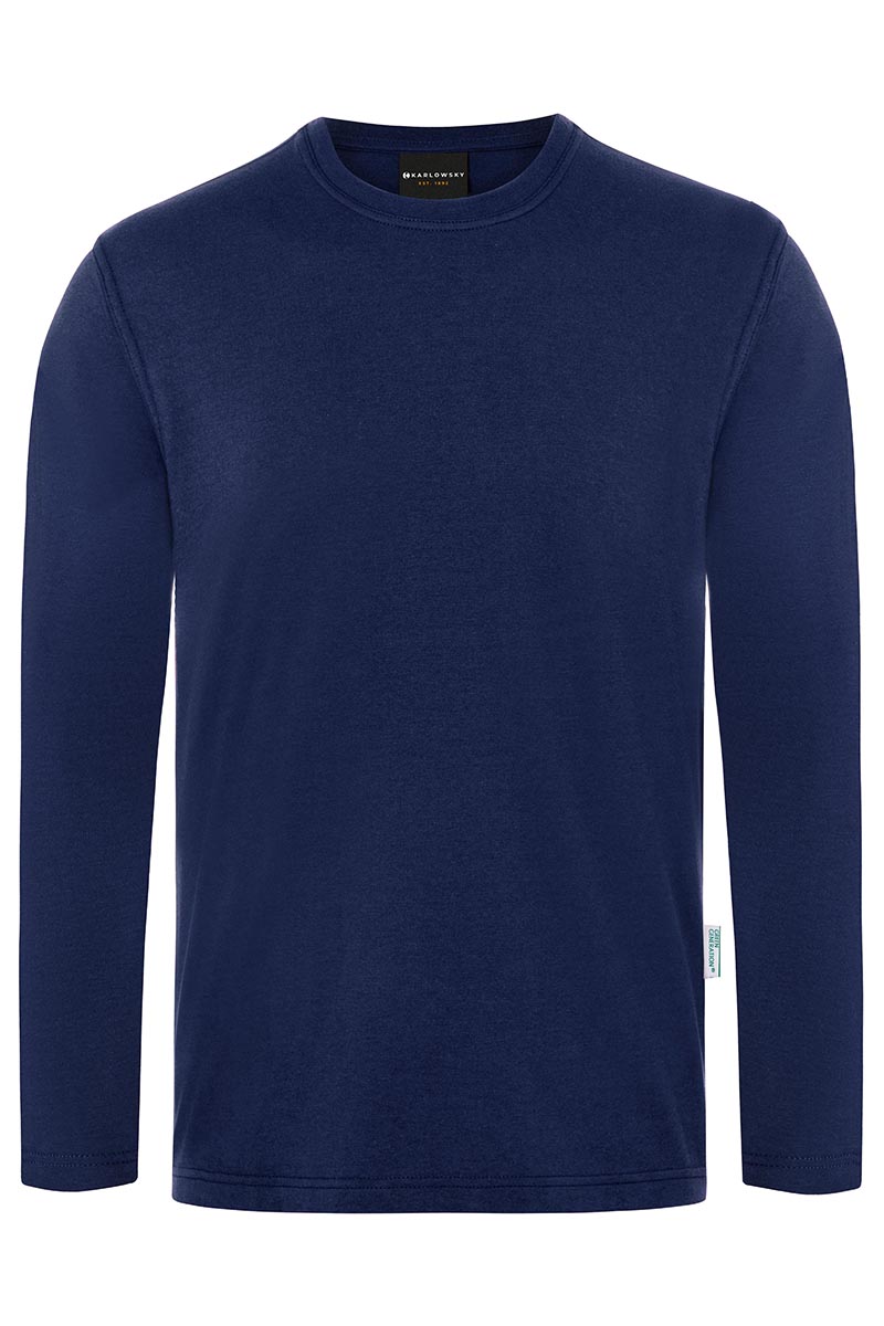 T-shirt à manches longues pour hommes Casual-Flair - Marine - L