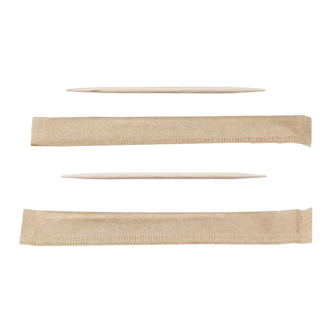 Cure-dents en bois FSC® Sier Disposables 65mm (lot de 1000)
