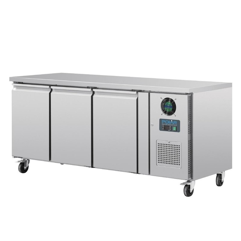 Table Réfriférée Inox - 3 Portes - 417 Litres - 700(l)x1795(L)x860(h)mm