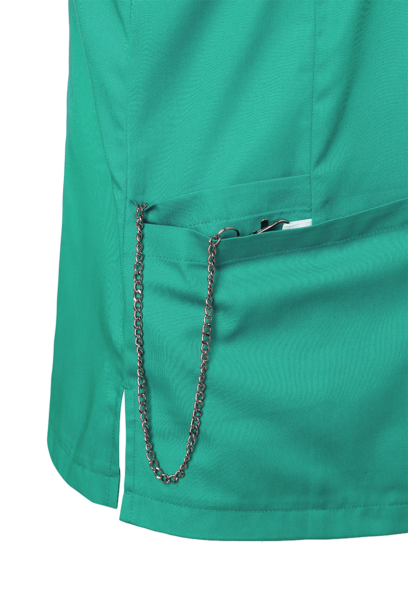 Tunique femme à enfiler à manches courtes Essential, en matériau durable - Vert Émeraude - L