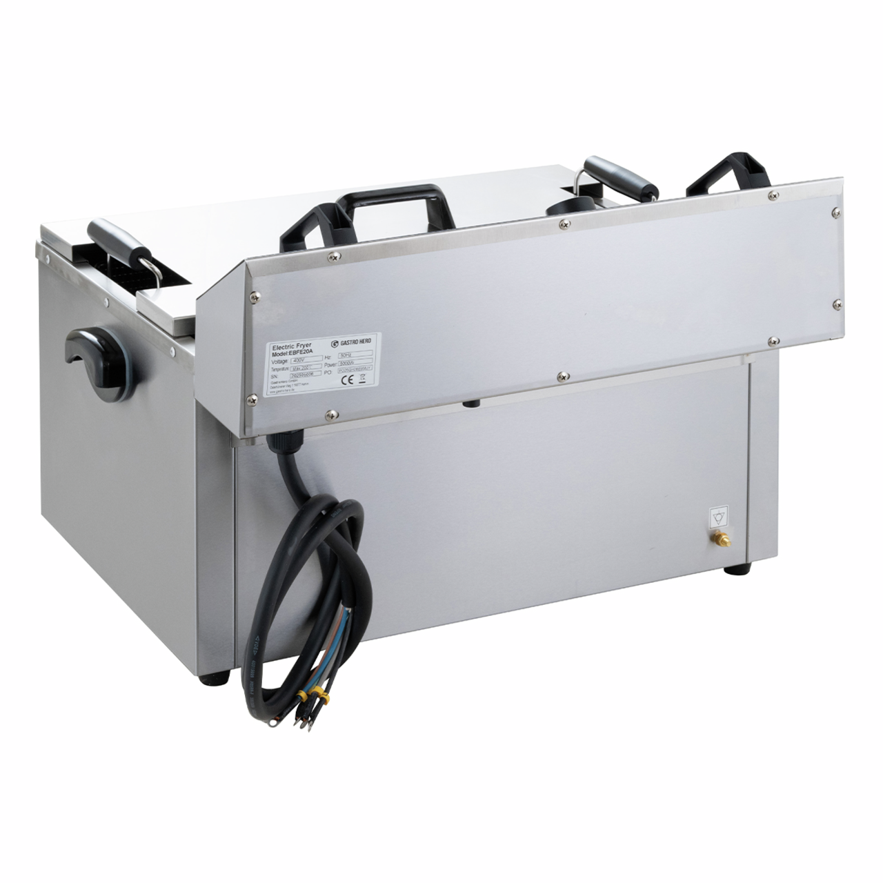 Elektrische bakkerijfriteuse - 20,4 Liter - 5 kW - met aftapkraan