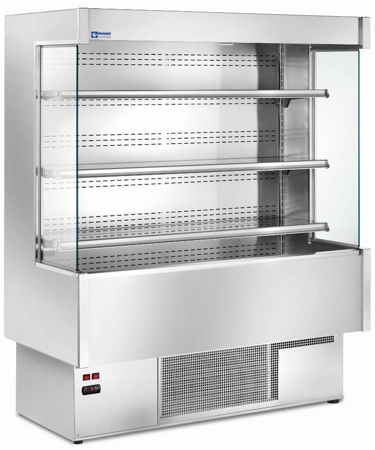 Meuble Réfrigéré 'Libre Service' INOX | 4 Etagères Réglables | +3/+6°C | Disponible en 5 largeurs
