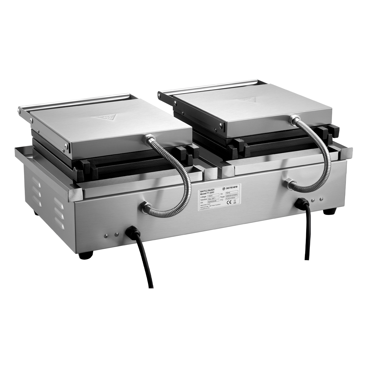 Wafelijzers Eco 2 x 2 Belgische wafels